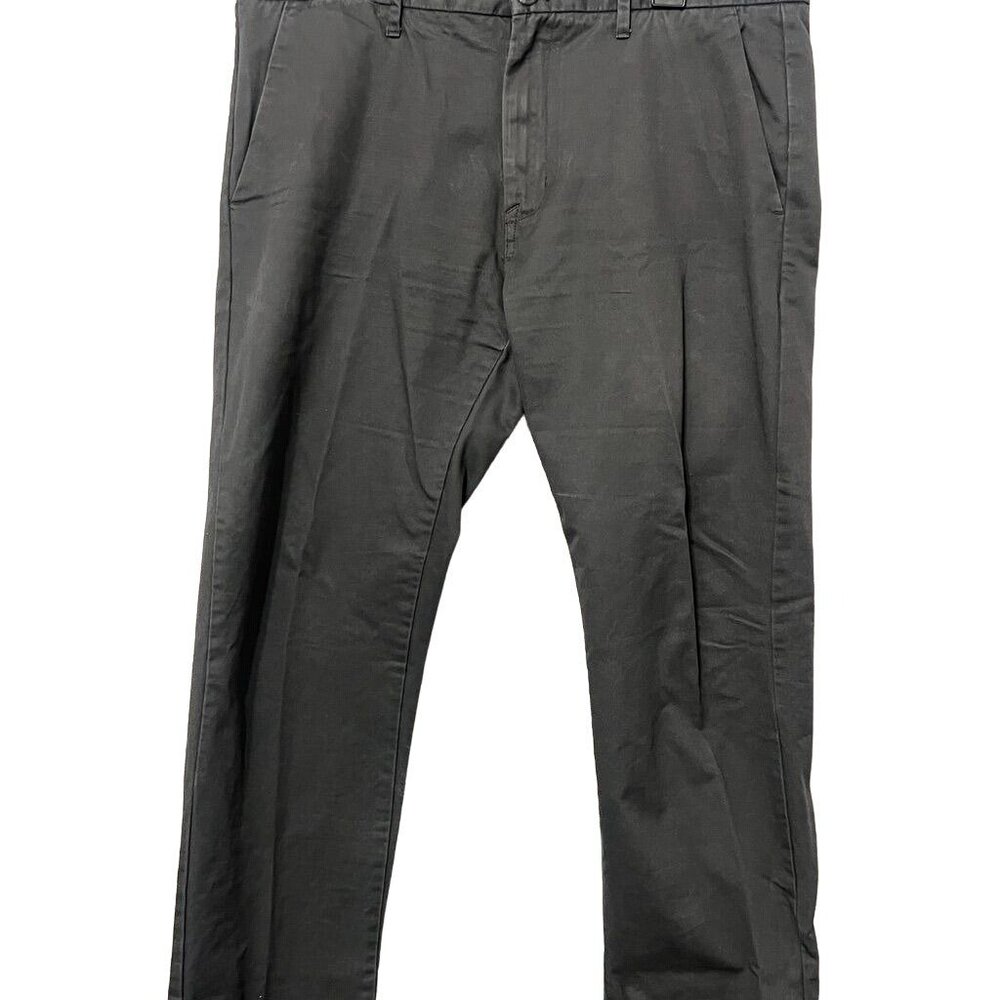 Calvin Klein Mens Body Fit Pants‎ 36x30 Gray 100% Cotton